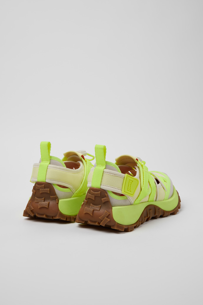 Back view of Drift Trail VIBRAM Multicolor Recycled PET and Nubuck Sneakers for Women.