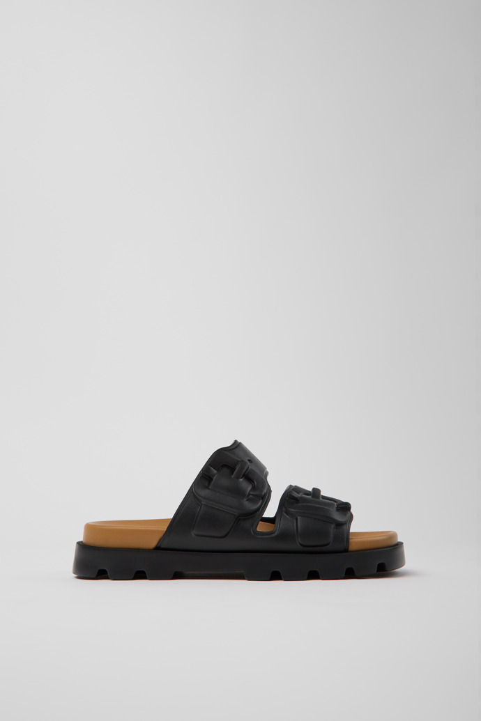 Side view of Brutus Sandal Black EVA Sandals for Women.