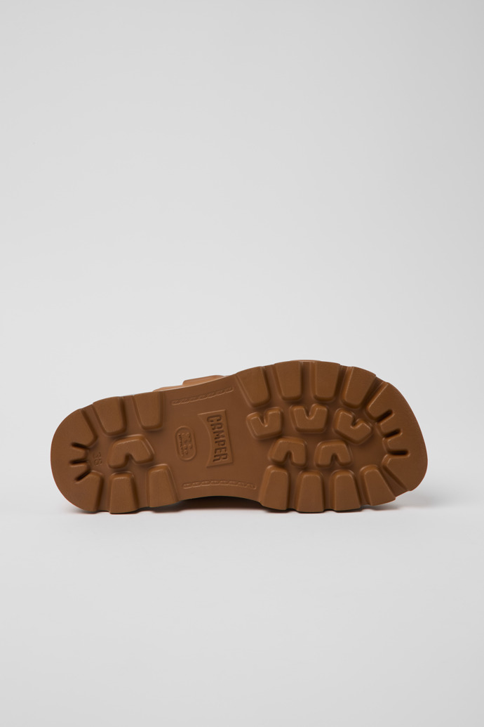 The soles of Brutus Sandal Brown EVA Sandals for Women.