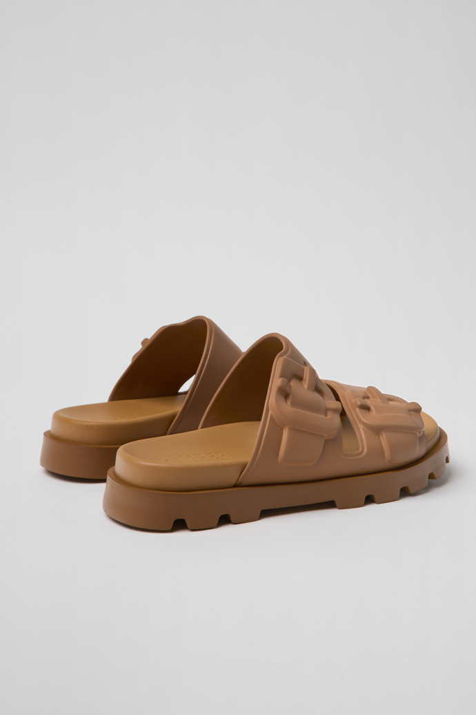 Back view of Brutus Sandal Brown EVA Sandals for Women.