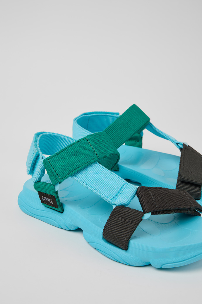 Close-up view of Karst Sandal Multicolor Recycled PET Women's Sandals.