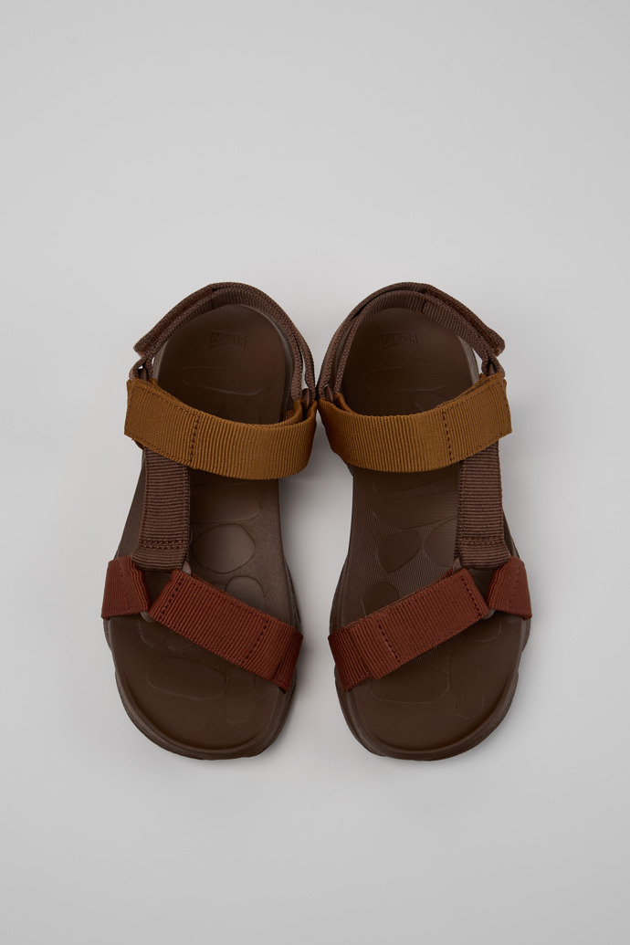 Karst Sandal Meerkleurige sandaal voor dames van gerecycled PET.