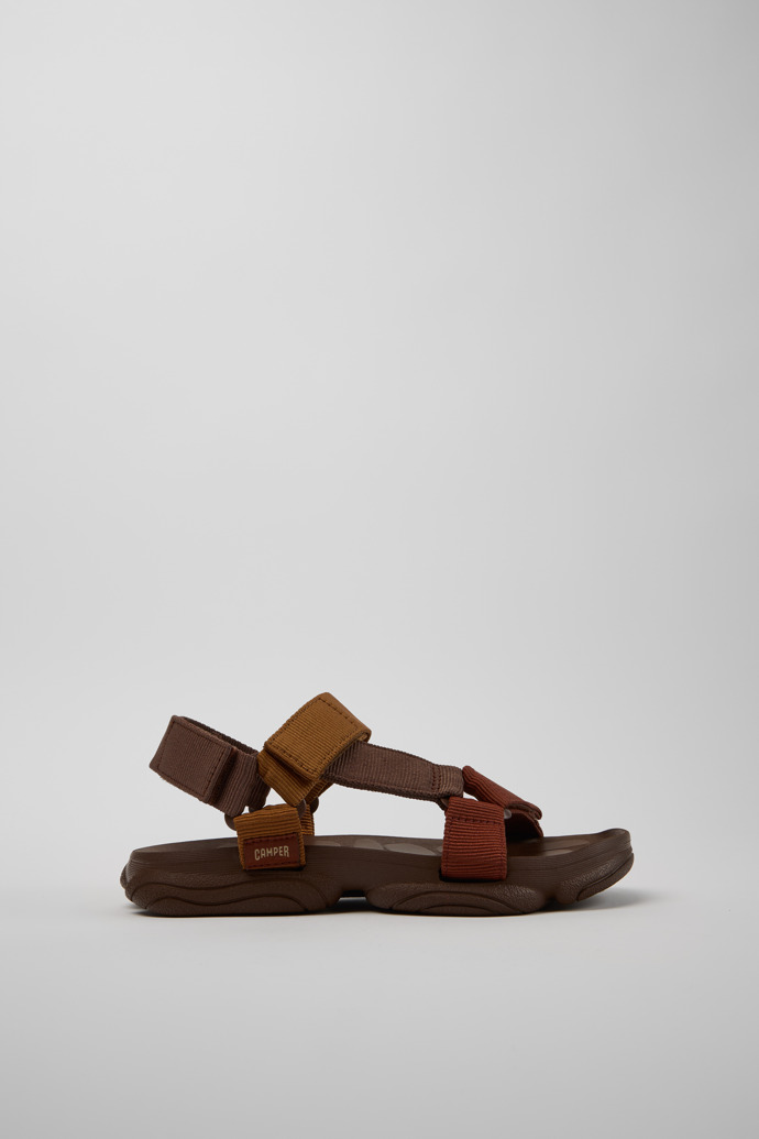 Karst Sandal Meerkleurige sandaal voor dames van gerecycled PET.