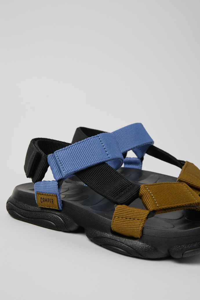 Close-up view of Karst Sandal Multicolor Recycled PET Sandals for Women.