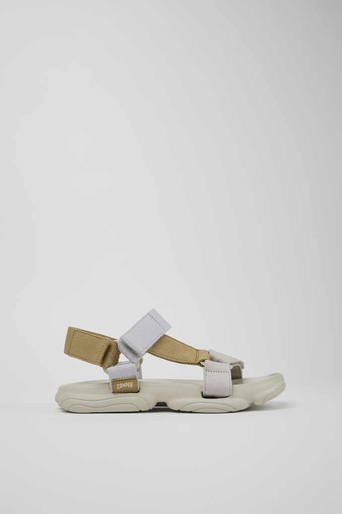 Side view of Karst Sandal Multicolor Textile Sandals for Women.