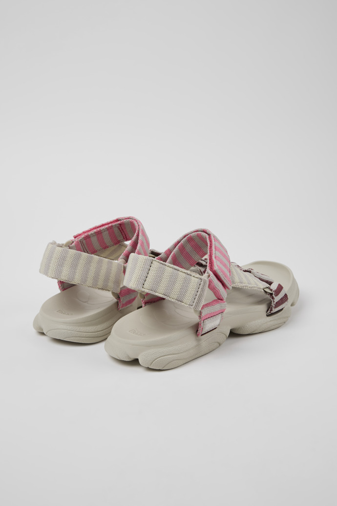 Back view of Karst Sandal Multicolor Textile Sandals for Women.