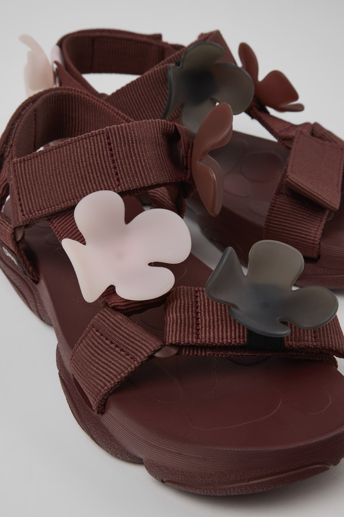 Twins Sandali in tessuto multicolore Da donna.