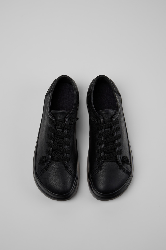 Peu Roda Wa Schwarzer Damensneaker aus Leder.