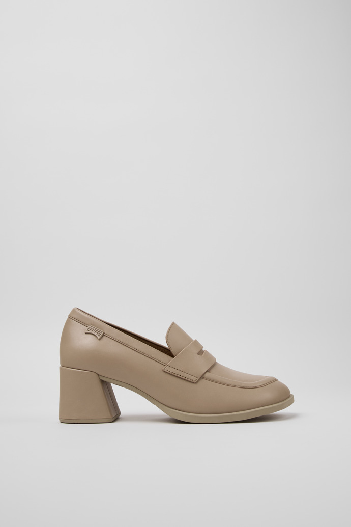 Kora Mocassini in pelle beige da Donna.