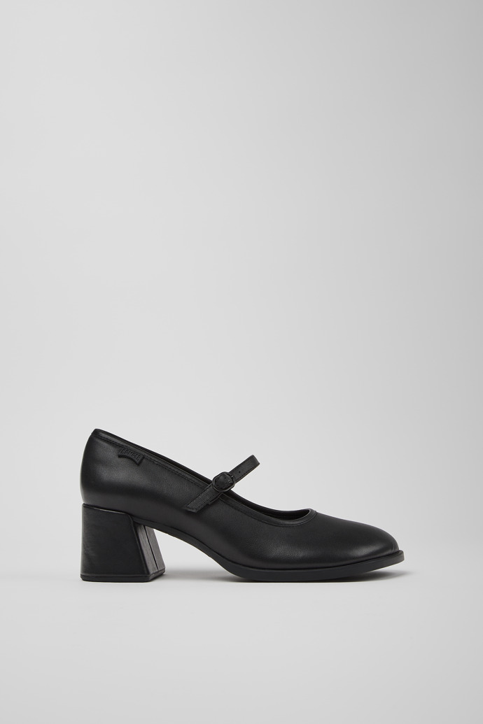 Kora Mocasines de piel negra para mujer.