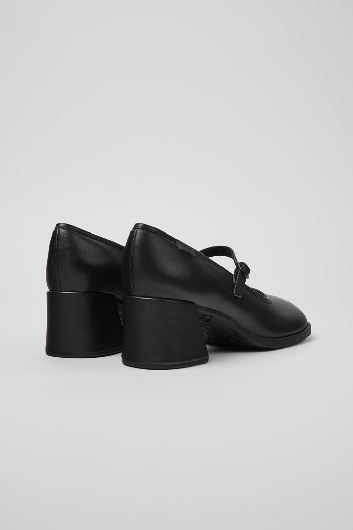Kora Mocasines de piel negra para mujer.