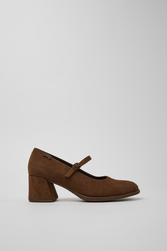 Kora Braune Nubuk-Ballerinas für Damen.