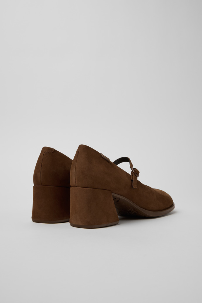 Kora Braune Nubuk-Ballerinas für Damen.