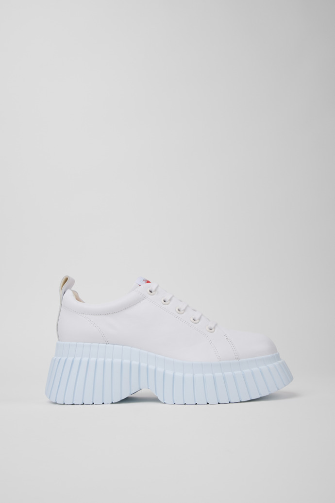 Pix BCN Chaussures en cuir blanc pour femme.