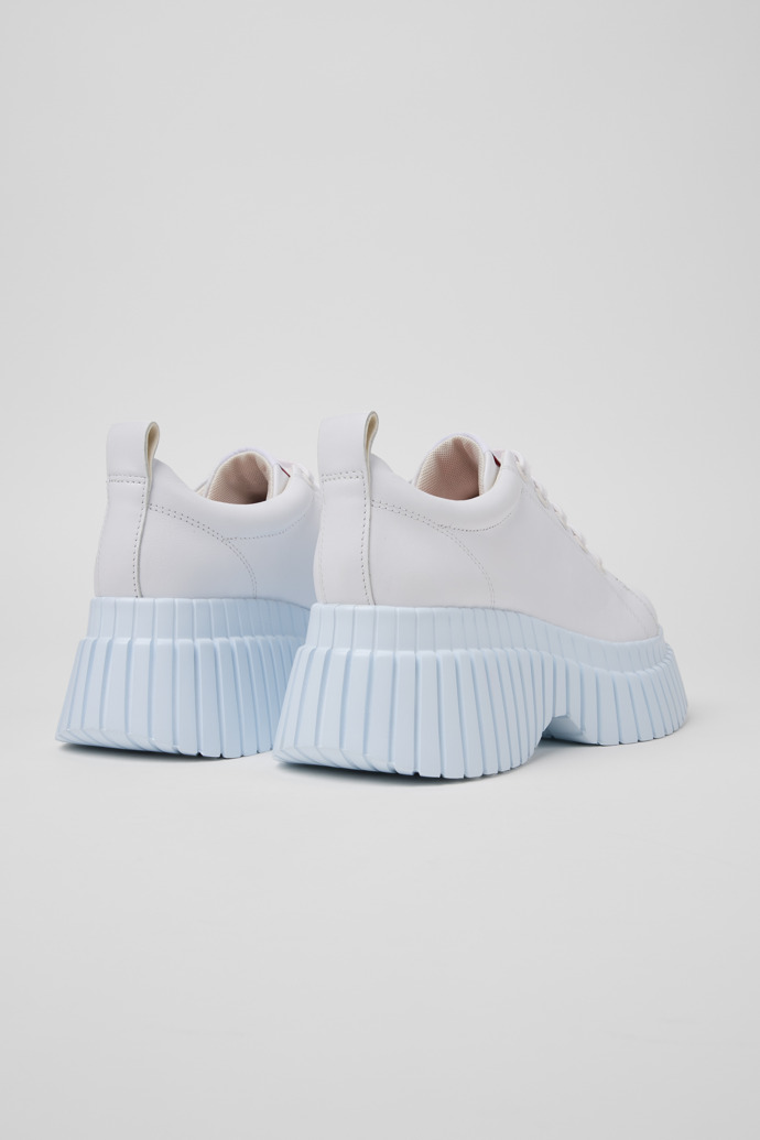 Pix BCN Chaussures en cuir blanc pour femme.