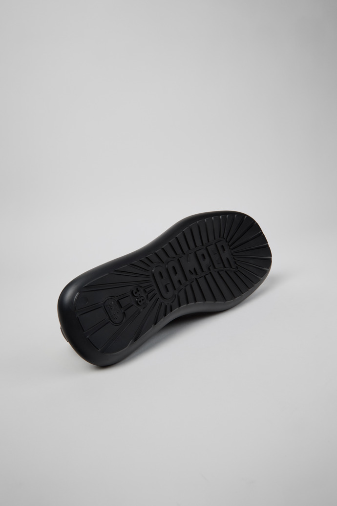 Onda Ballerines en cuir noir pour femme.