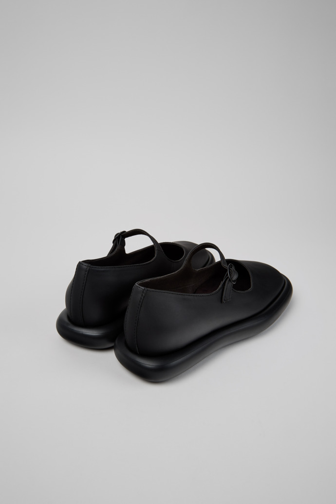 Onda Ballerines en cuir noir pour femme.