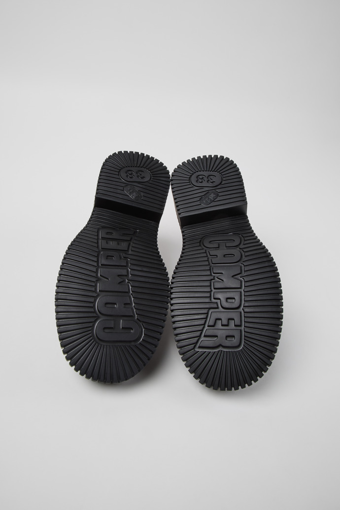 Pix Berlin Schwarze Nubukleder-Schuhe für Damen.