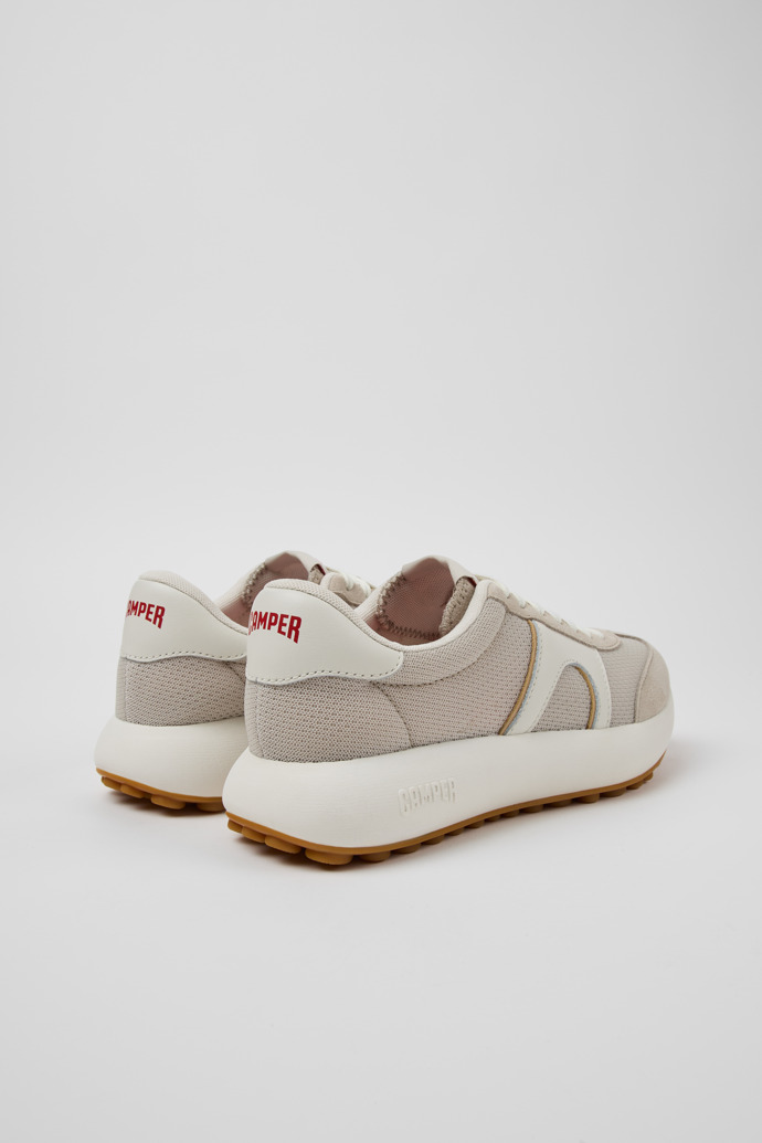 Back view of Pelotas Athens Multicolor Recycled PET and Nubuck Sneakers for Women.