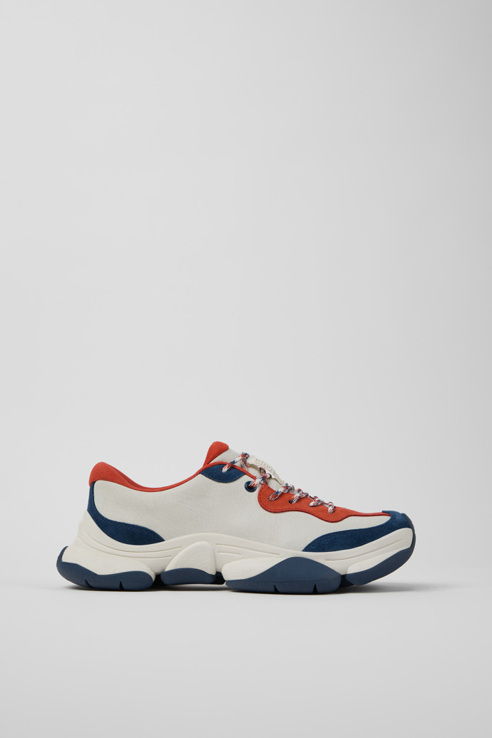 Karst 2 Wielokolorowe skórzane sneakersy damskie.