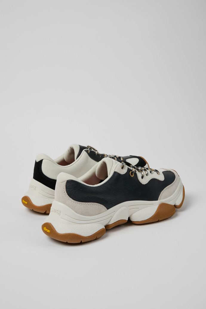 Twins Witte leren damessneaker.