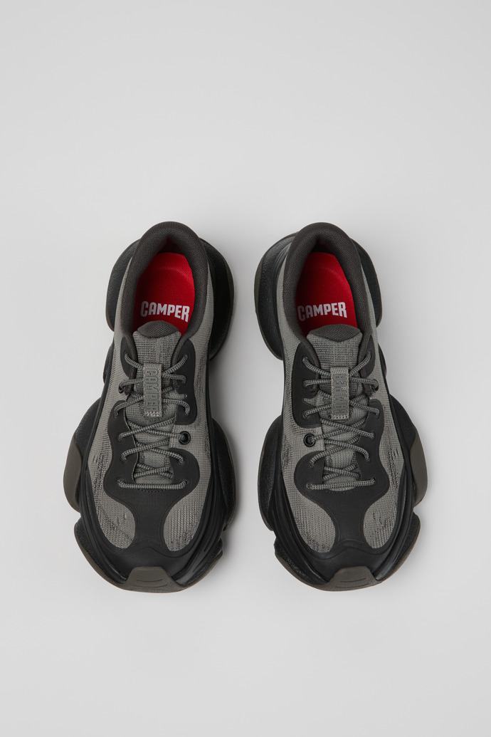 Overhead view of Karst 2 Gray Engineered Sneakers for Women.