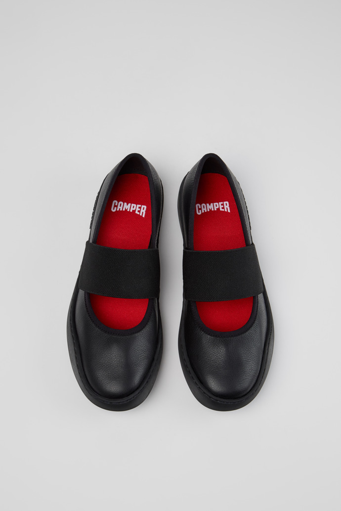 Peu Touring Bailarinas de piel negras para mujer.