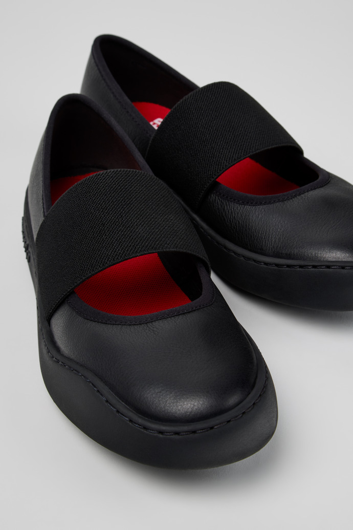 Peu Touring Bailarinas de piel negras para mujer.