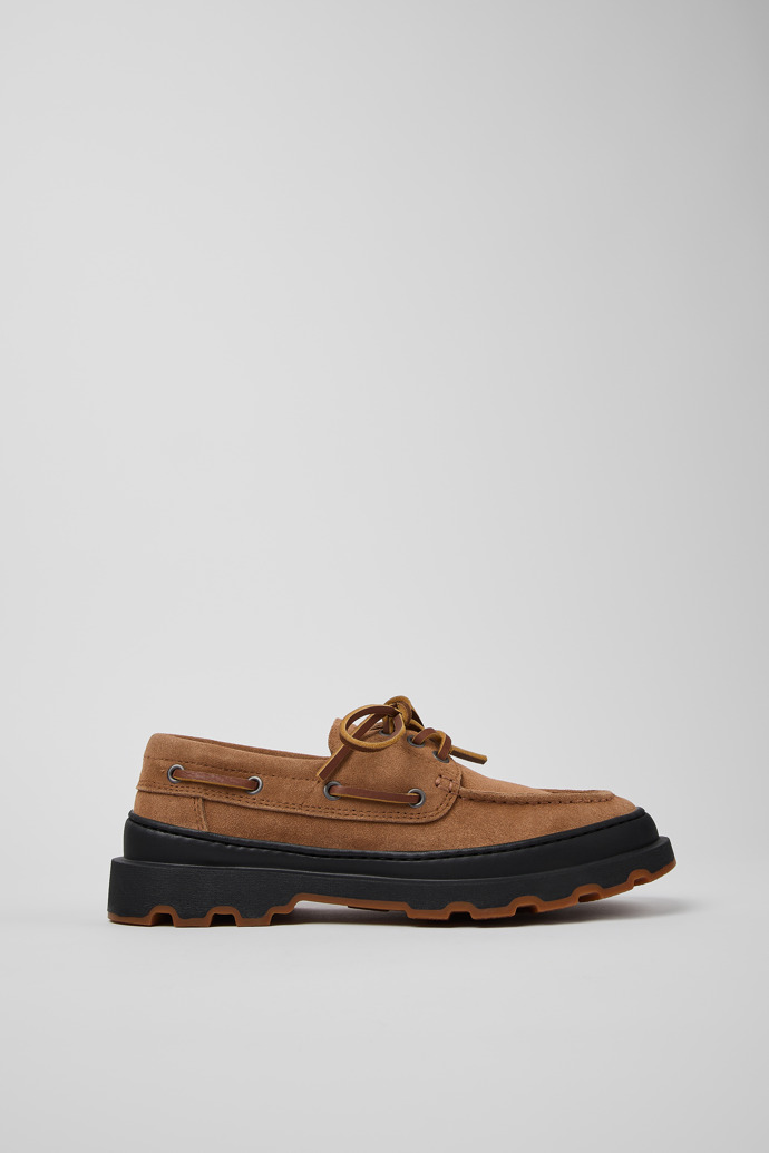 Brutus+ Chaussures en nubuck marron pour femme.