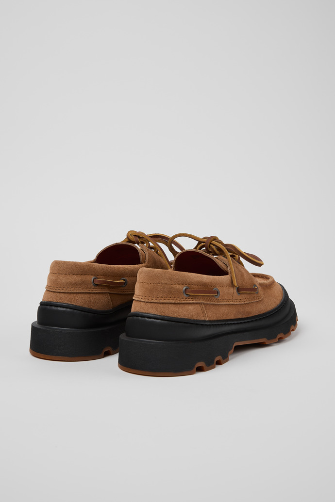 Brutus+ Chaussures en nubuck marron pour femme.