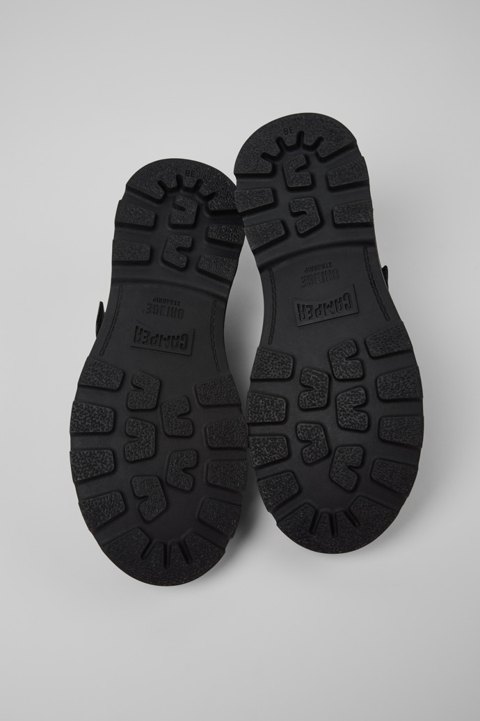 Brutus+ Mocassins en cuir noir pour femme.