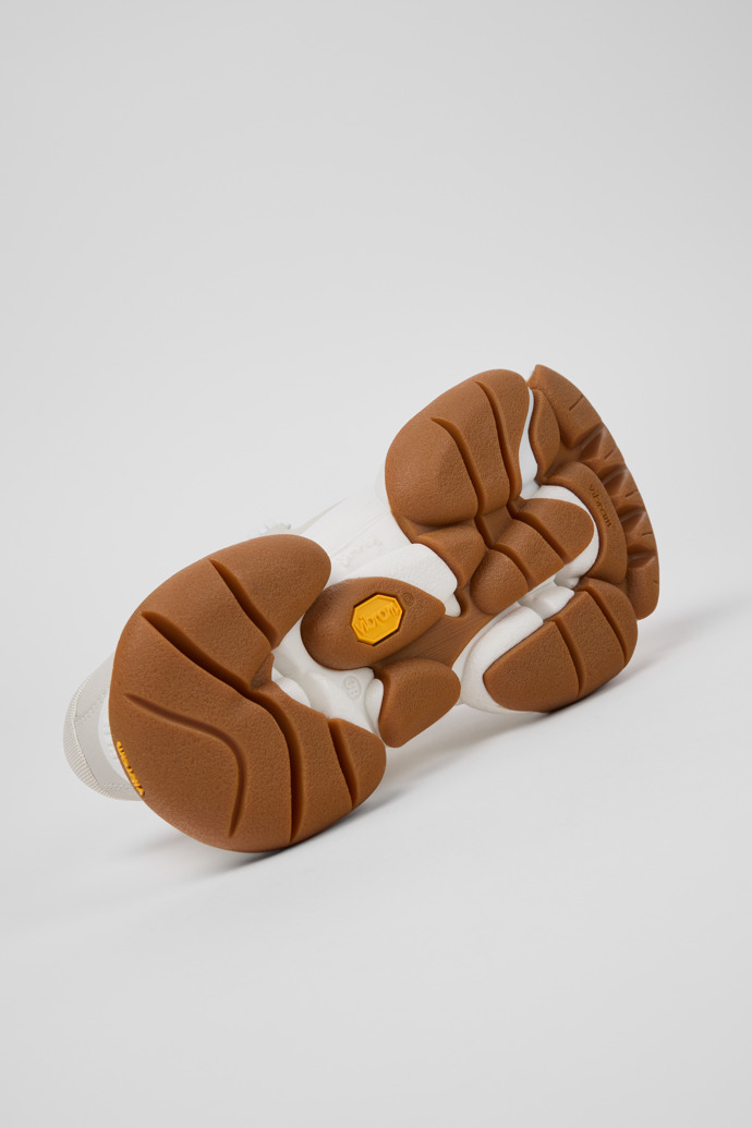 The soles of Karst 2 White Leather Sneakers for Women.