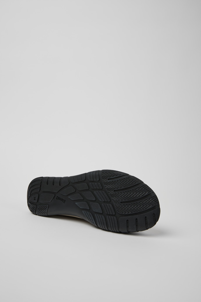 The soles of Peu Path Gray Nubuck Sneakers for Women.