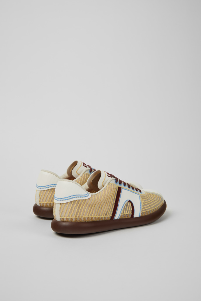 Back view of Pelotas Soller Multicolor Textile Sneakers for Women.