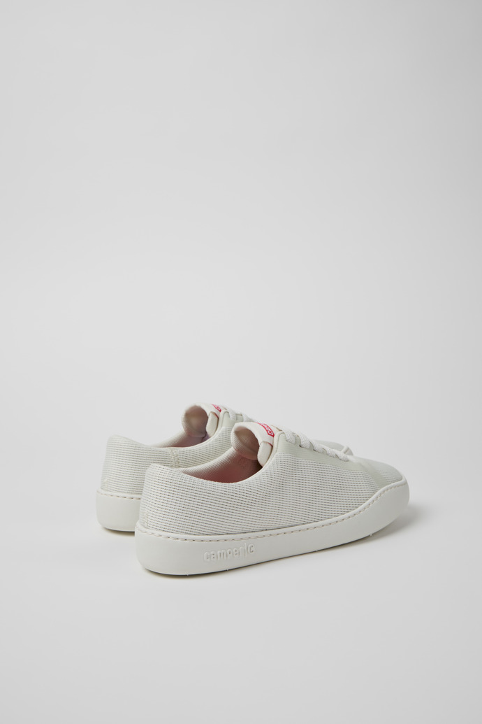 Back view of Peu Touring White Recycled Engineered Materials Sneakers for Women.