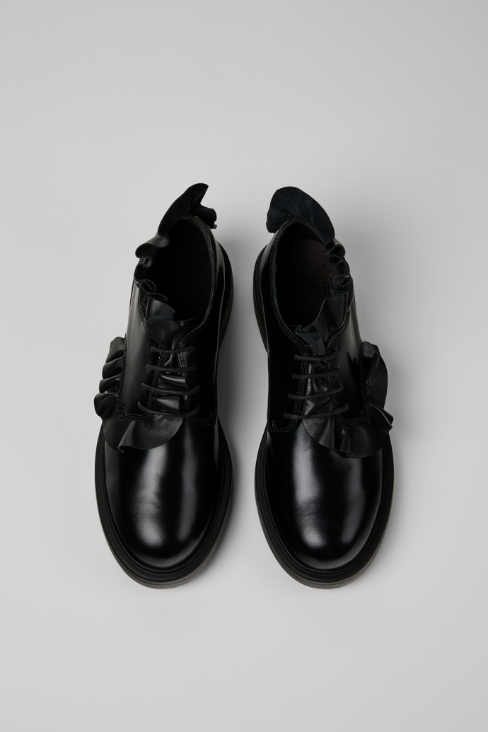 Dean Chaussures en cuir noir Pour femme.