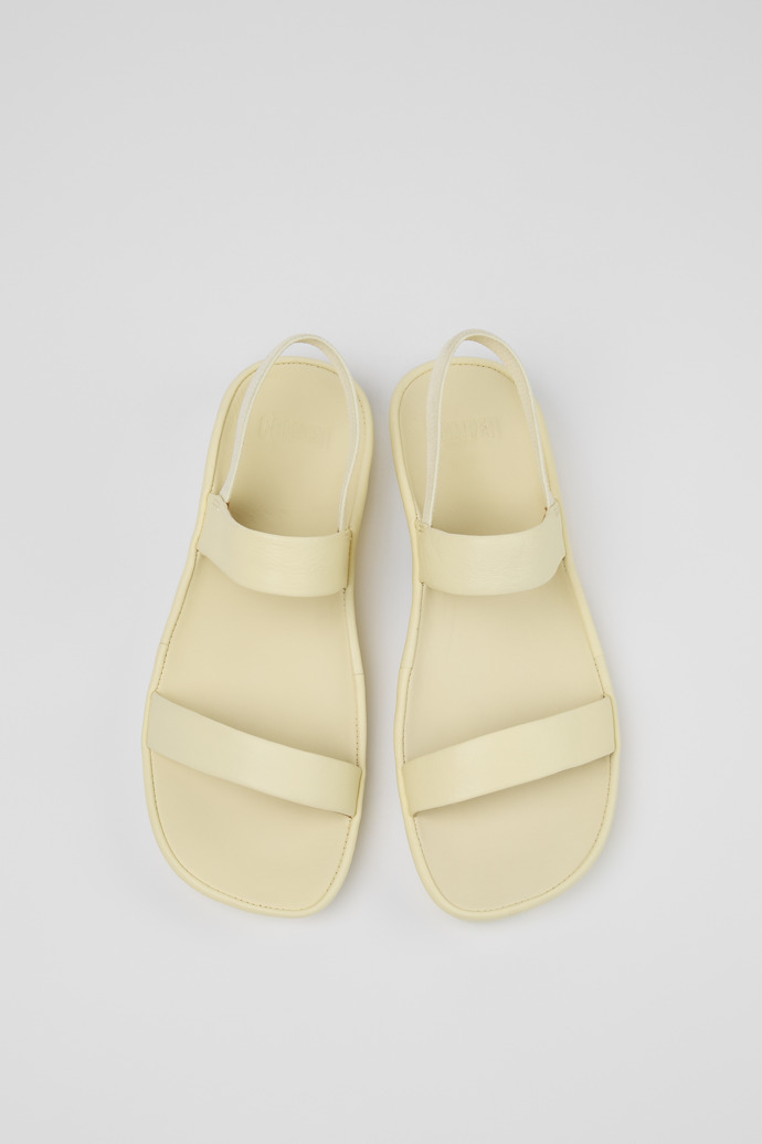 Right Isla Gelbe Ledersandalen Für Damen.