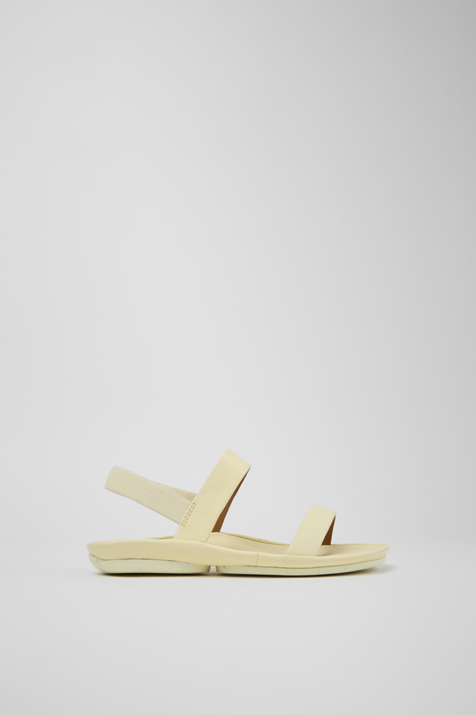 Right Isla Gelbe Ledersandalen Für Damen.