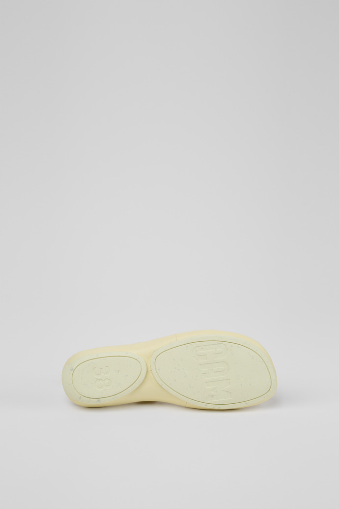 Right Isla Gelbe Ledersandalen Für Damen.