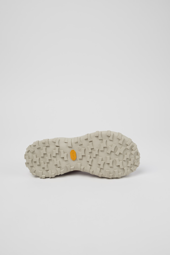 The soles of Drift Trail Sandal Burgundy Textile Sandals for Women.