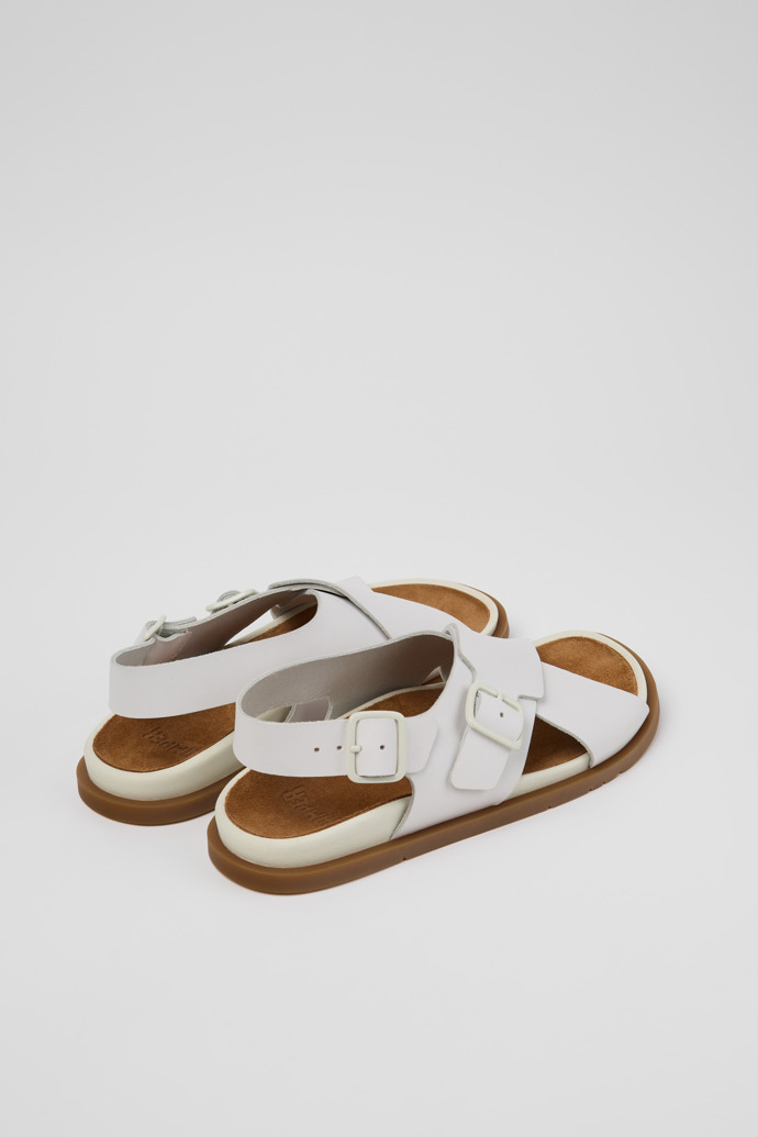 Lluc Sandal Sandali in pelle bianchi Da donna.