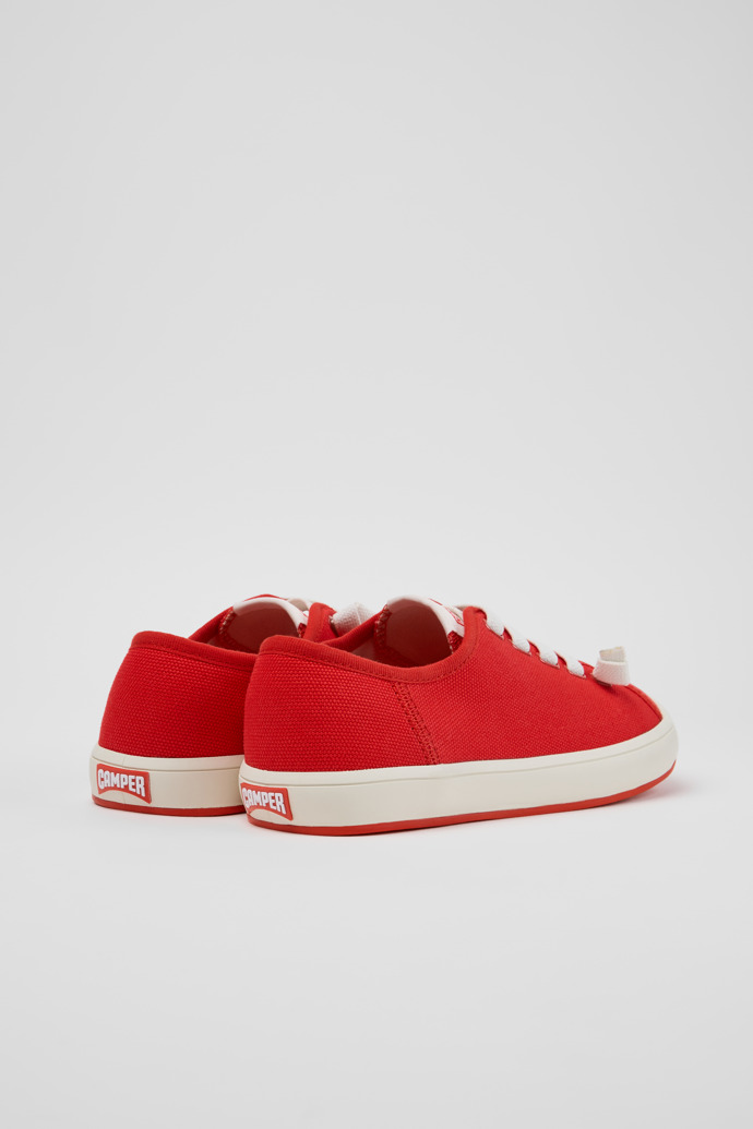 Peu Rambla II Rote Textil-Sneaker Für Damen.