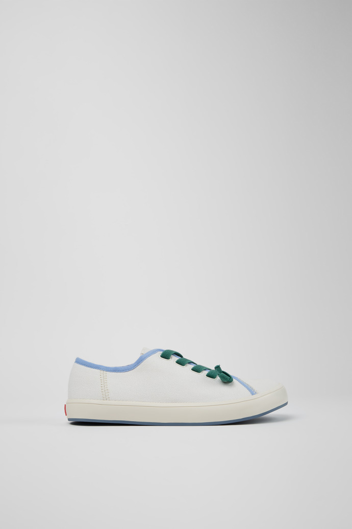 Twins 女裝白色織物運動鞋。