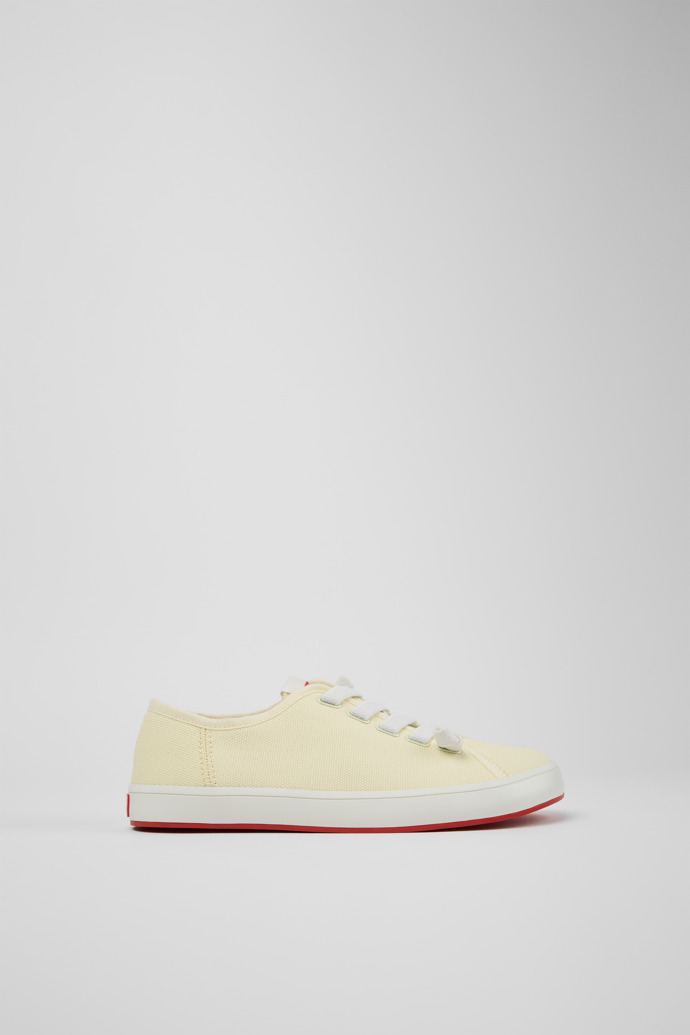 Peu Rambla II Zapatillas de textil amarillas para mujer.