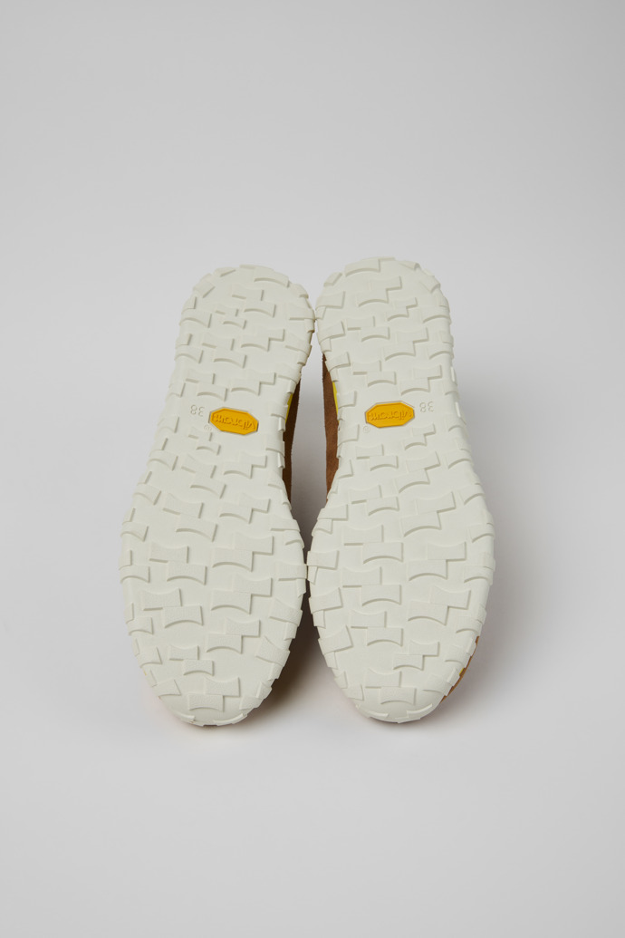 Drift Walk Braune Sneaker aus Veloursleder und Leder Für Damen.