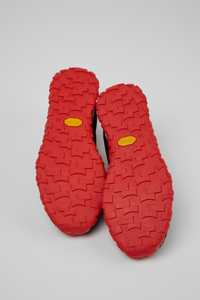 The soles of Drift Walk Multicolor Textile and Nubuck Leather Sneakers for Women.