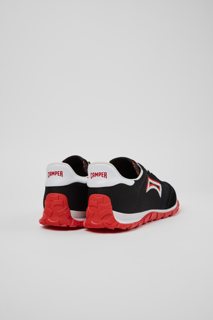 Back view of Drift Walk Multicolor Textile and Nubuck Leather Sneakers for Women.