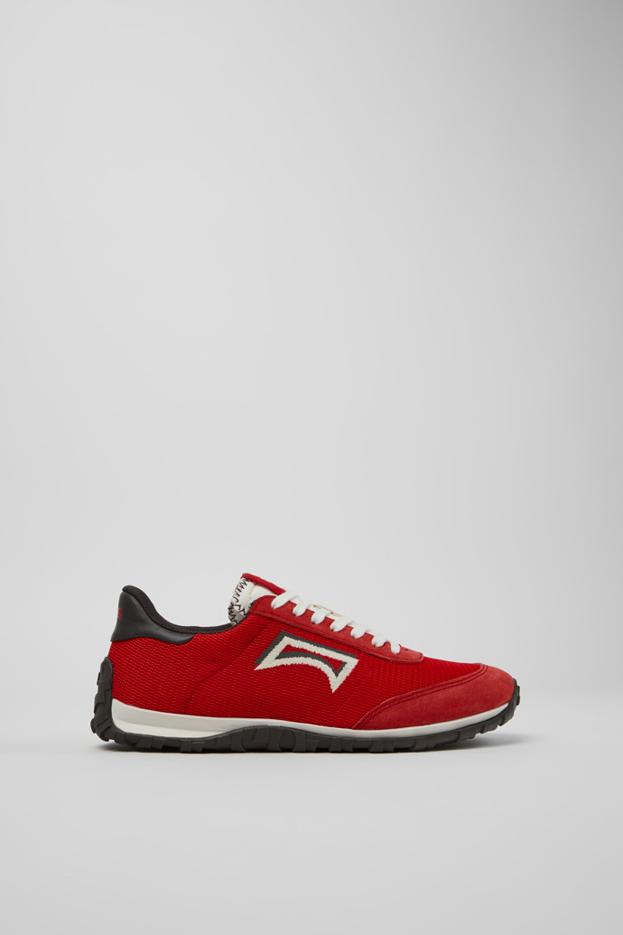 Side view of Drift Walk Multicolor Textile and Nubuck Sneakers for Women.