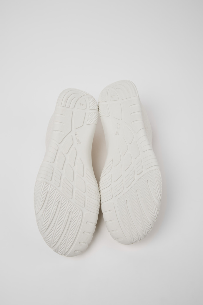 The soles of Peu Path+ White Recycled Engineered Materials Sneakers for Women.