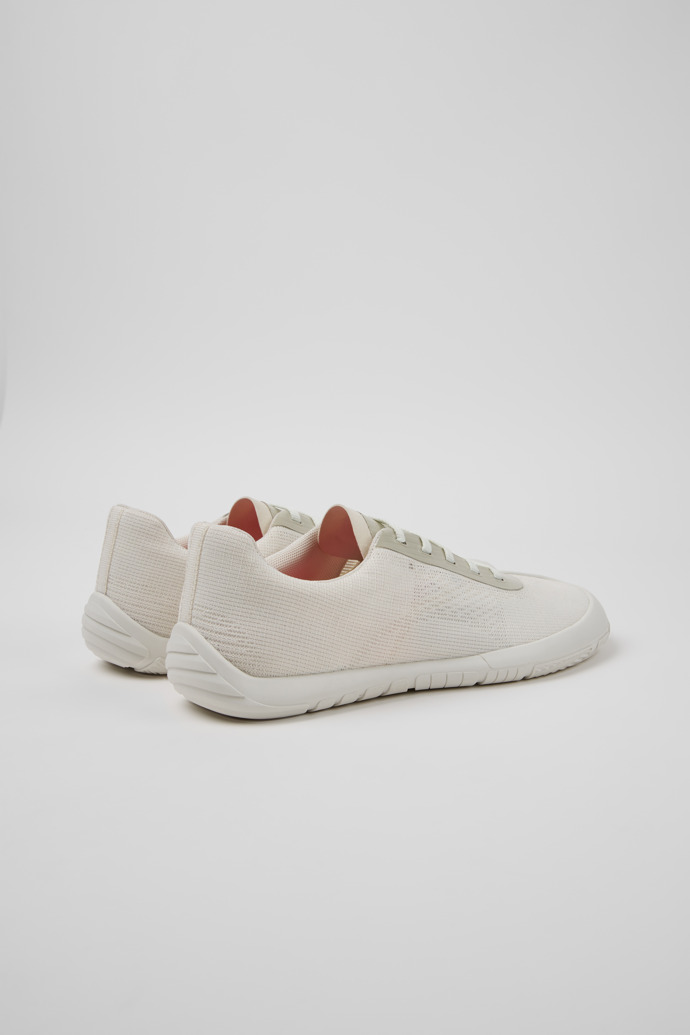 Back view of Peu Path+ White Recycled Engineered Materials Sneakers for Women.